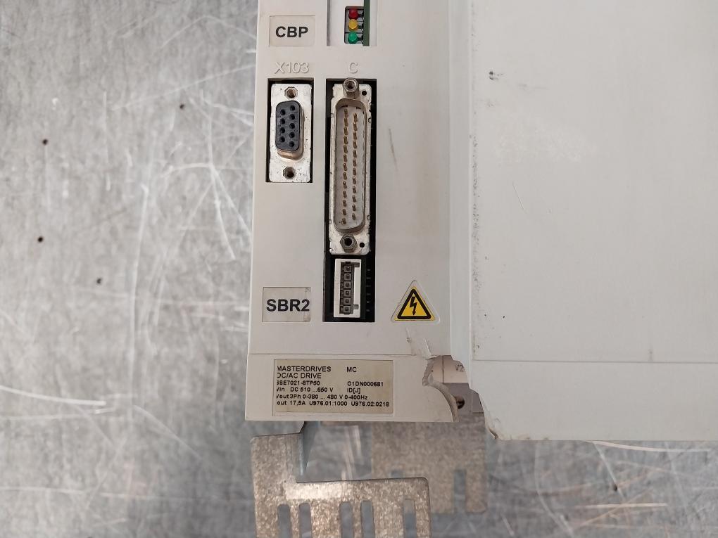 Siemens Masterdrive Mc 6Se7021-8Tp50 Dc/Ac Drive Inverter 6Se7021-8Tp50-z