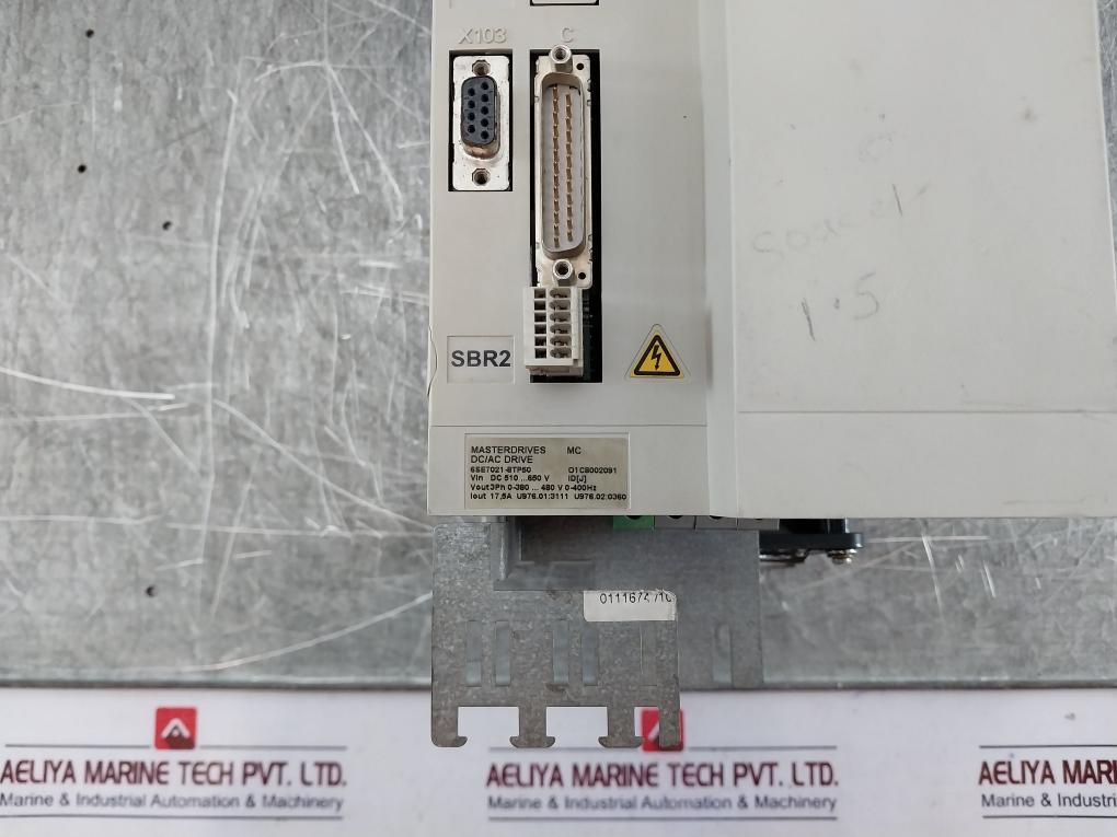 Siemens Masterdrive Mc 6Se7021-8Tp50 Dc/Ac Drive Inverter Dc 510…650 V