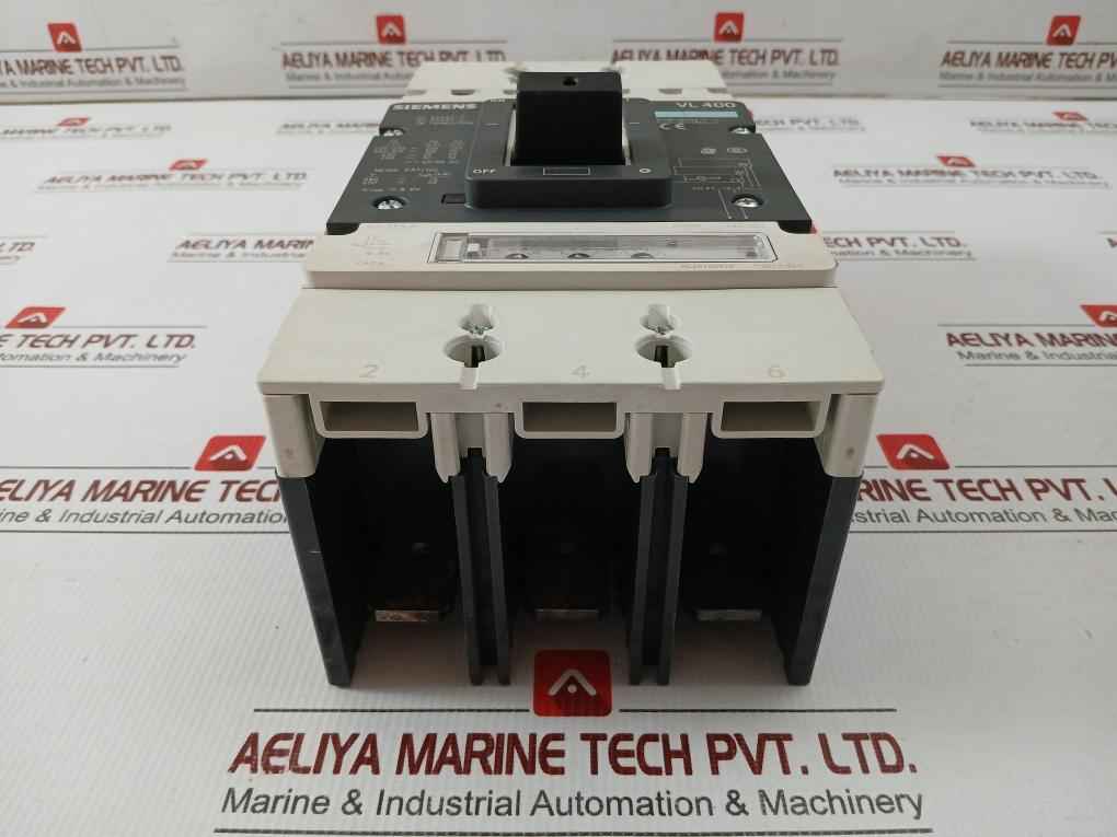 Siemens Molded Case Circuit Breaker 480V 75Ka 50/60Hz Part No 3Vl4740-3Aa36-0Aa0
