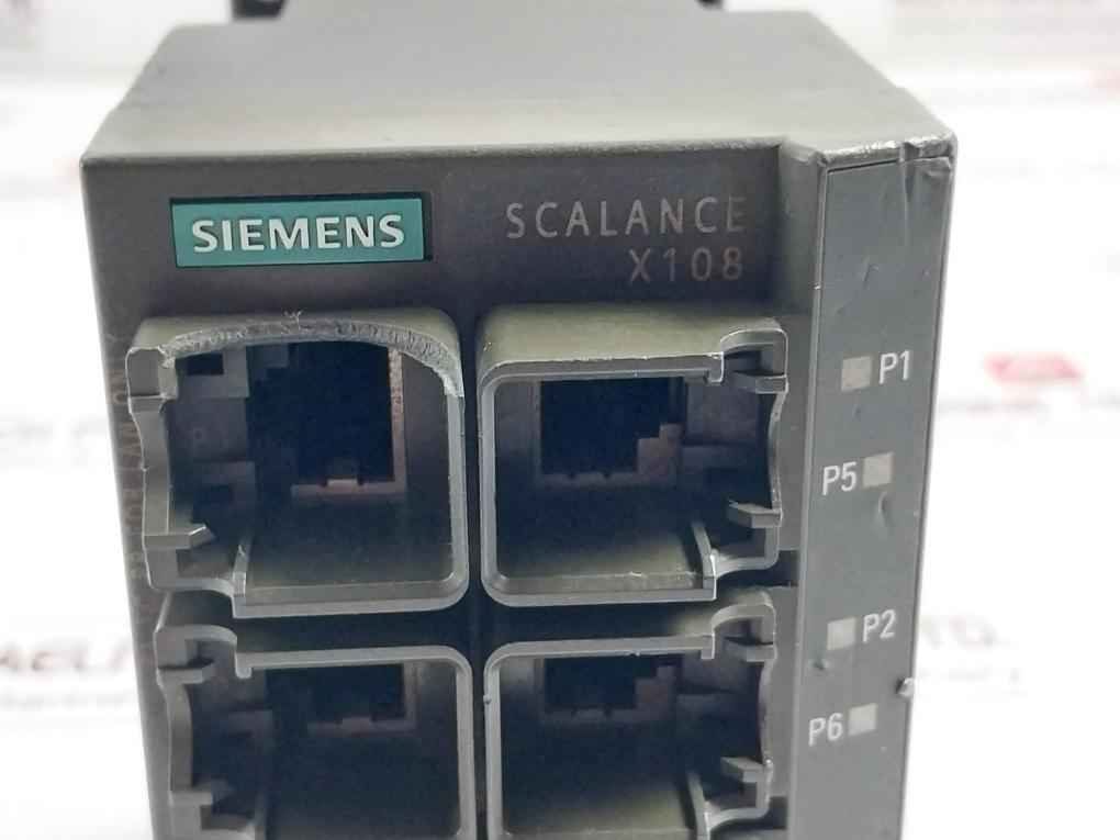 Siemens Scalance X108 Unmanaged Ethernet Switch Dc 24V 0.15A