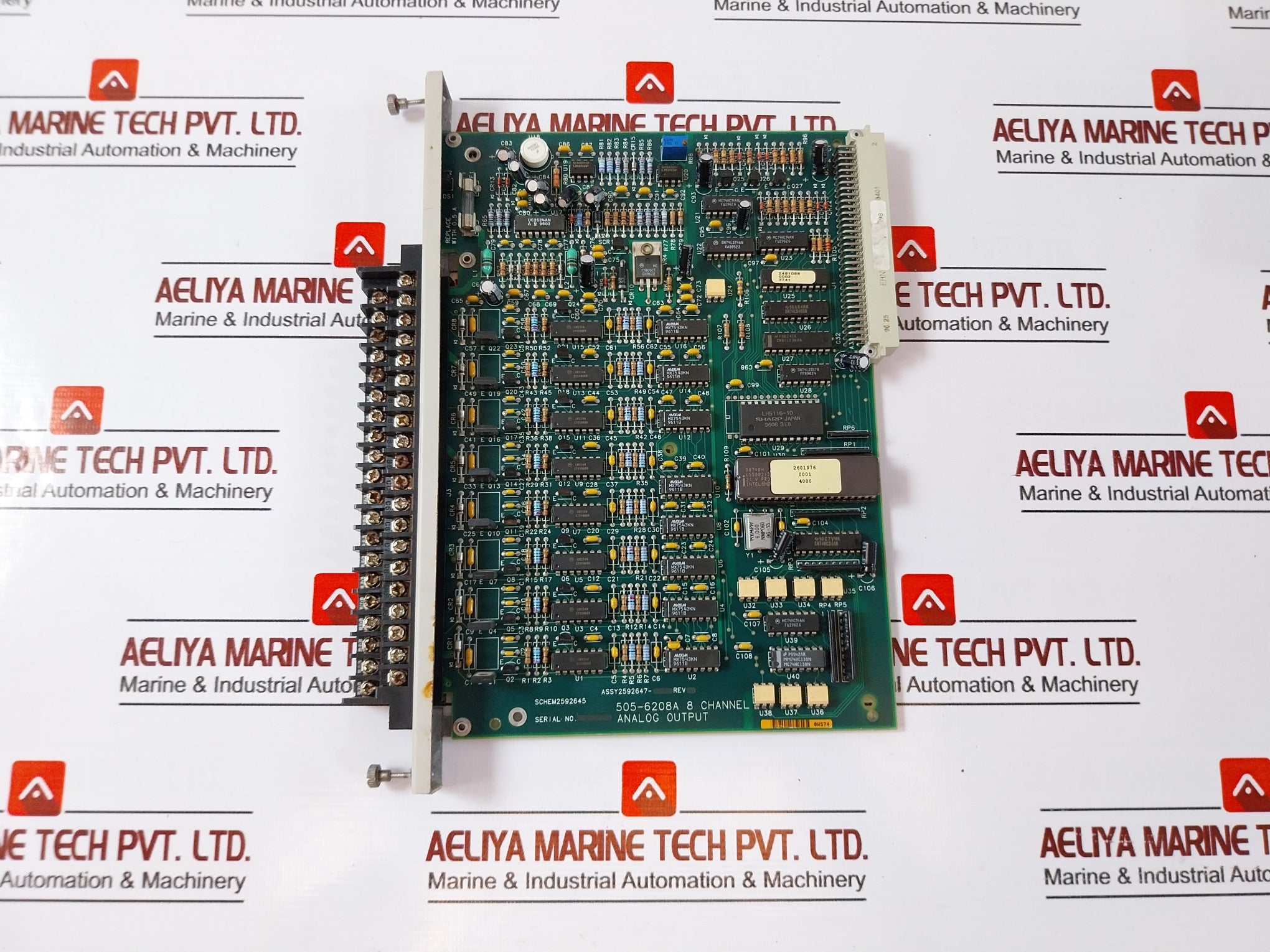 Siemens Simatic 505, 505-6660, 545-1102, 505-6208A, 505-6208B Module Rack