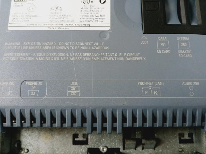 Siemens 6Av2 124-0Jc01-0Ax0 Simatic Hmi Operator Interface Panel