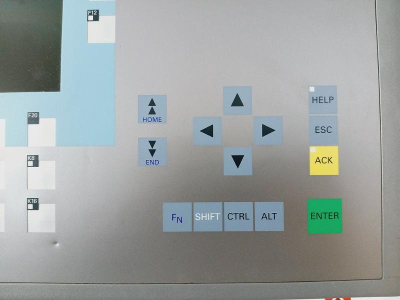Siemens Simatic 6Av6 643-0Dd01-1Ax1 Key Multi Panel With Retentive Memory Mp 277 10"