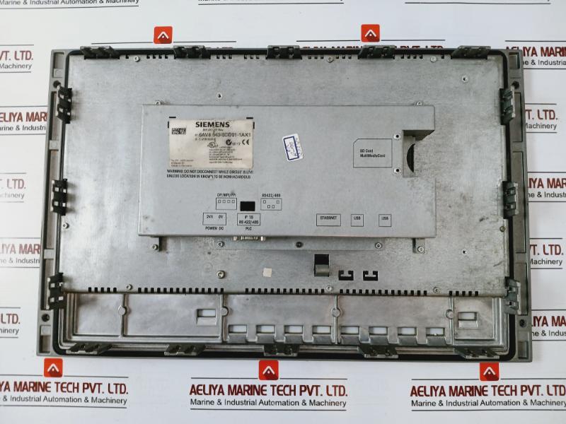 Siemens Simatic 6Av6 643-0Dd01-1Ax1 Key Multi Panel With Retentive Memory Mp 277 10"