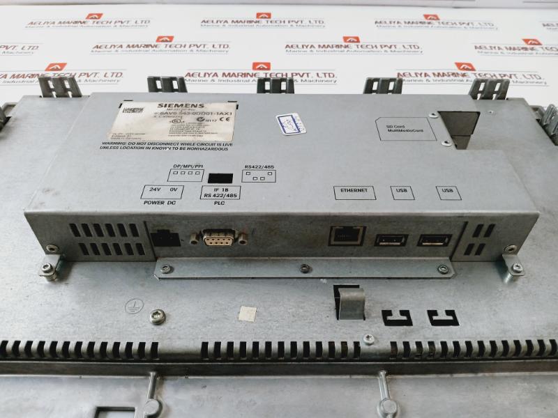 Siemens Simatic 6Av6 643-0Dd01-1Ax1 Key Multi Panel With Retentive Memory Mp 277 10"