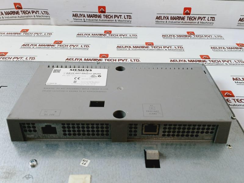 Siemens 6Av6 647-0Ag11-3Ax0 Simatic Touch Panel Dc 24V/1A Max Tp1500 Basic Pn