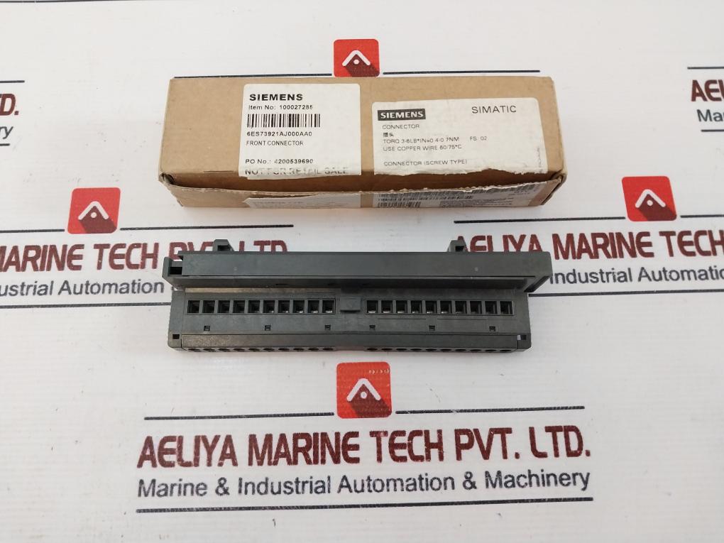 Siemens Simatic 6Es7 392-1Aj00-0Aa0 Front Connector 4 025515 081960