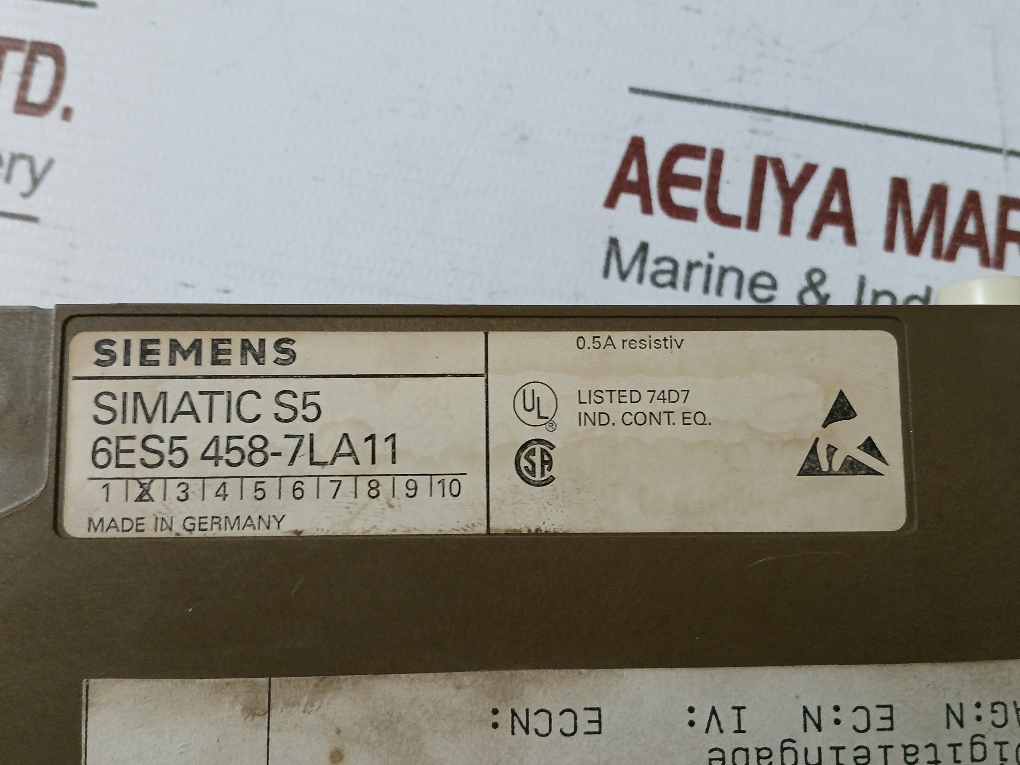 Siemens Simatic S5 6Es5 458-7Lb11 Relay Output Module 458-7La11, 460-7La12 24Vdc