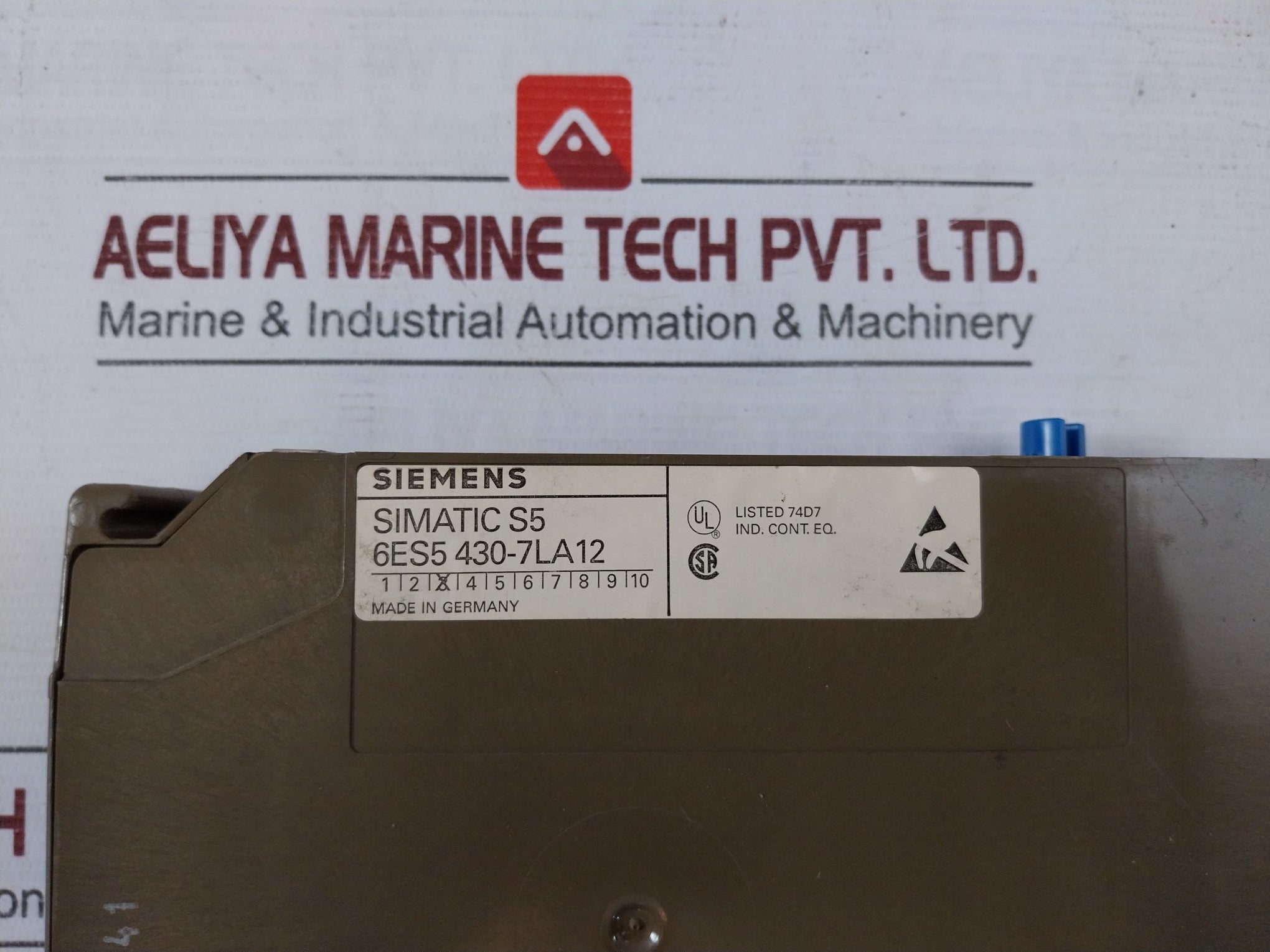 Siemens Simatic S5 Din 41752 Modular Power Supply Rack 6Es5 943-7Ua11, 375-0La41