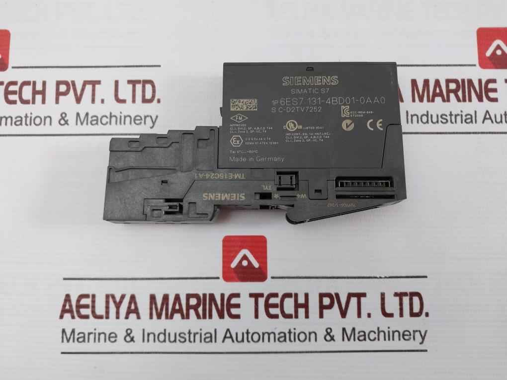 Siemens Simatic S7 6Es7 131-4Bd01-0Aa0 Digital Input Electronic Module Assy 4Di