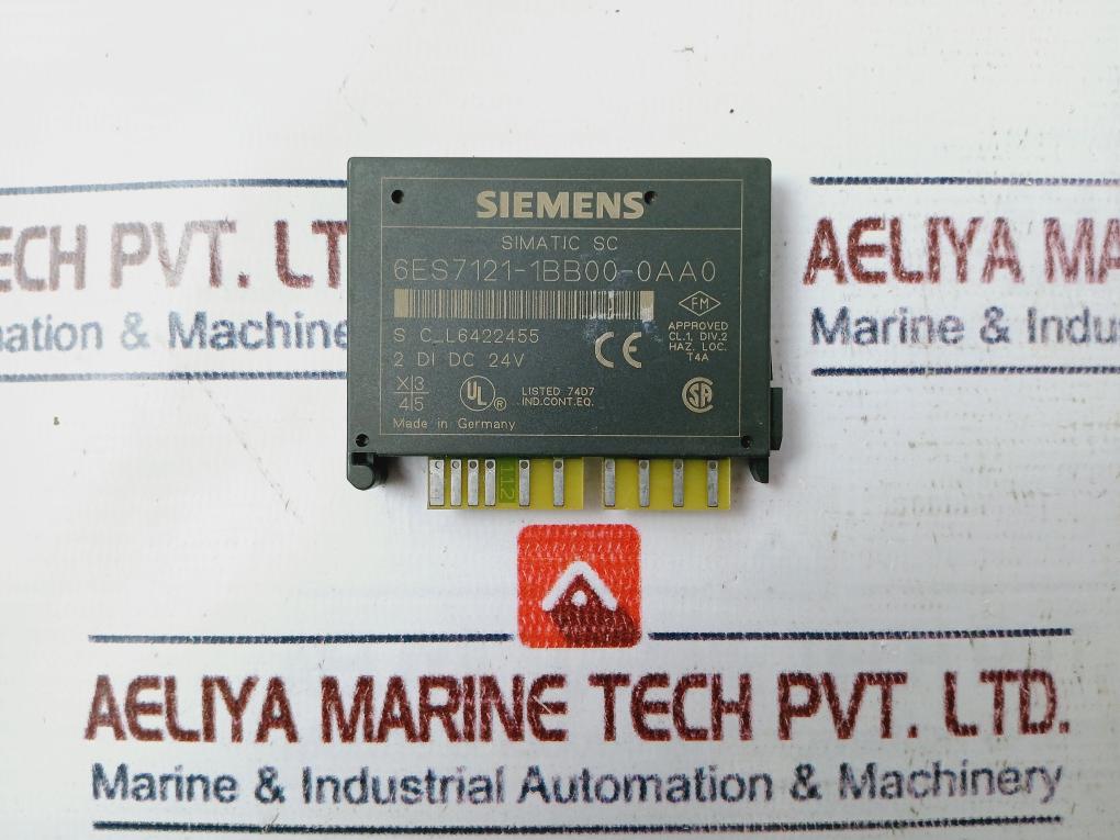 Siemens Simatic Sc 6Es7121-1Bb00-0Aa0 Digital Input Module S C-l6422455