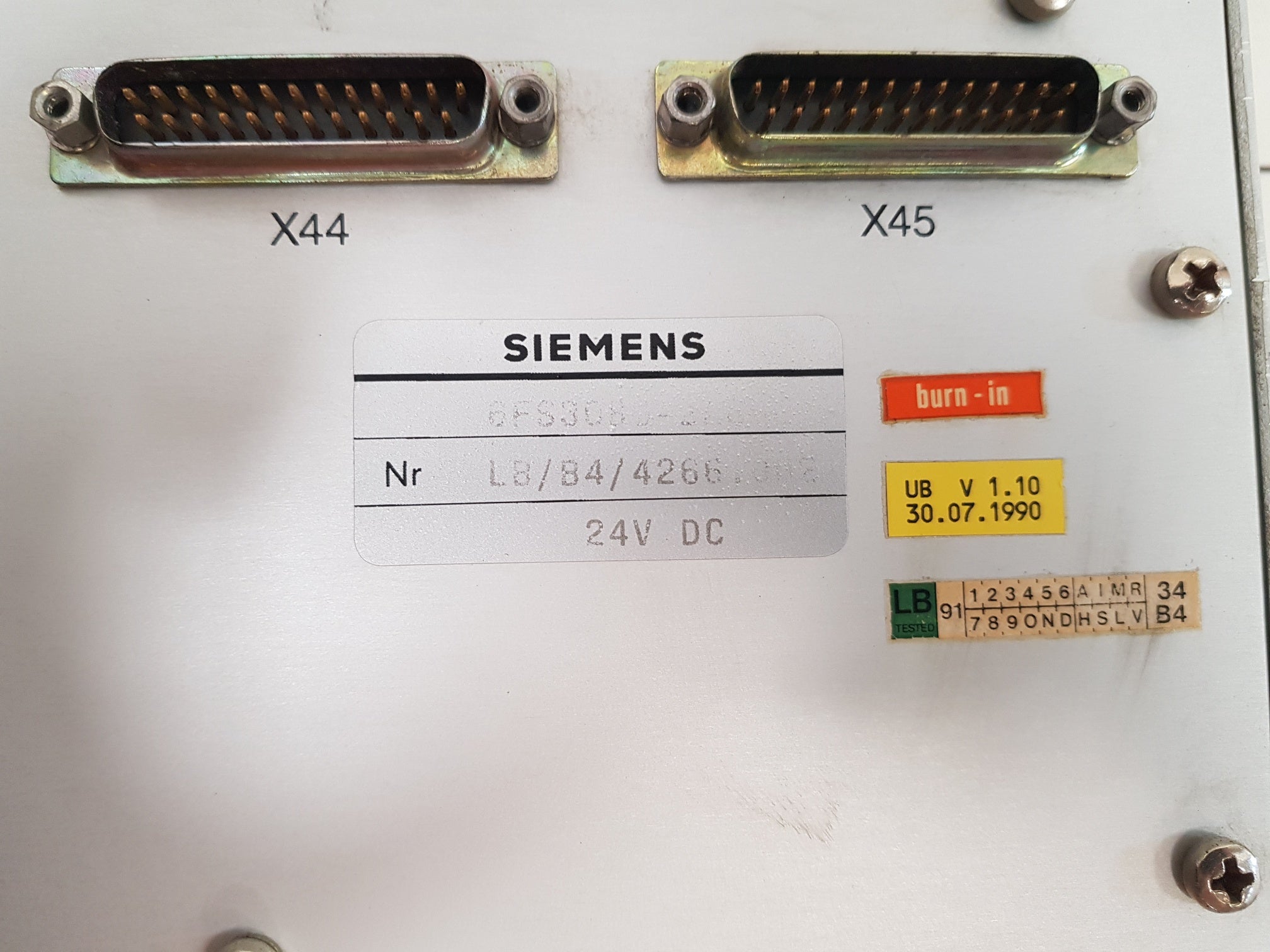SIEMENS DKV 009 Control Unit 24VDC 6FS3083 Simos IMA 32C-B