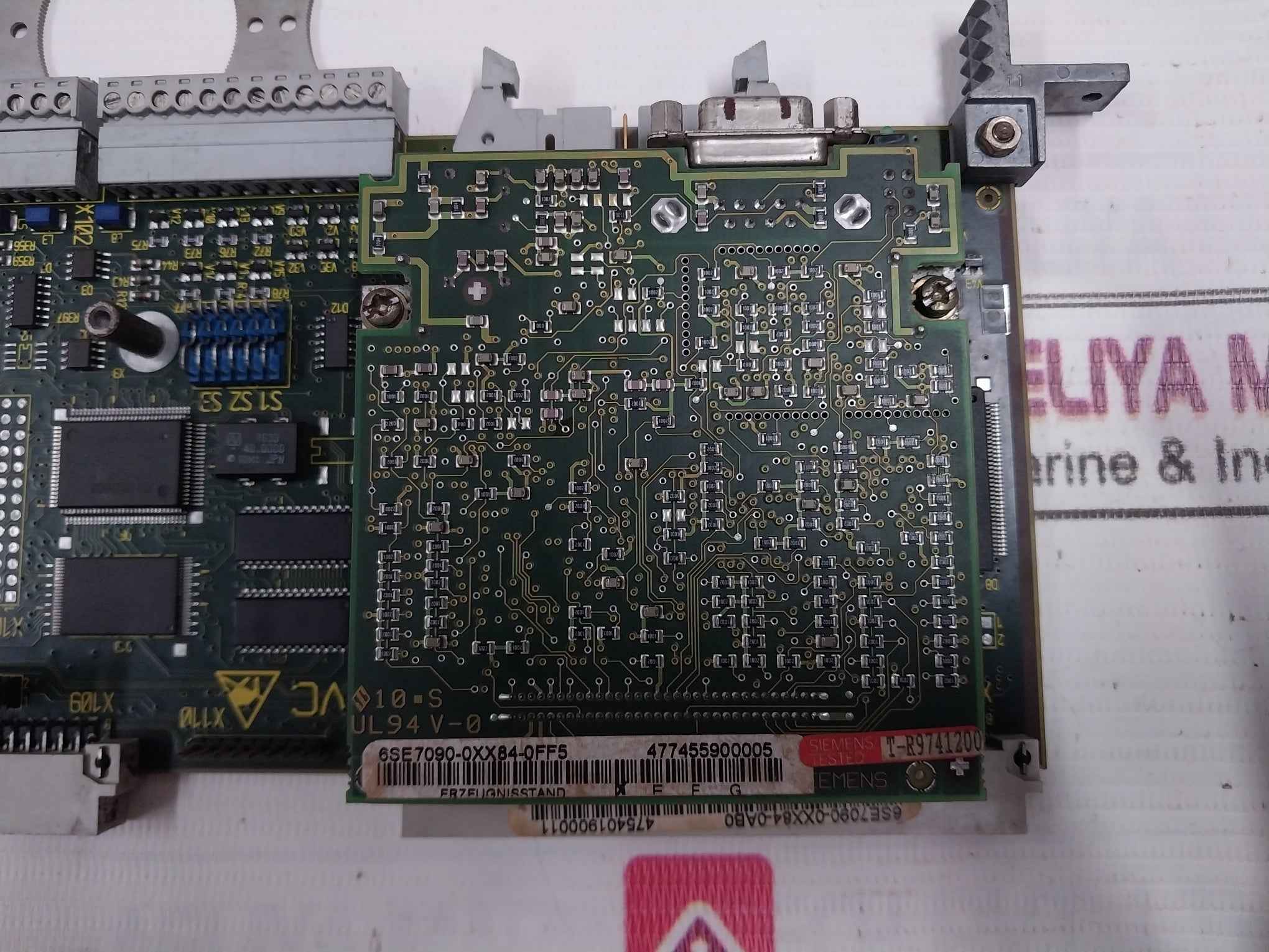 Siemens Simovert Vc 6Se7031-0Te60-z Dc Inverter G91+L30+ Dc 510-650 V 110.0A