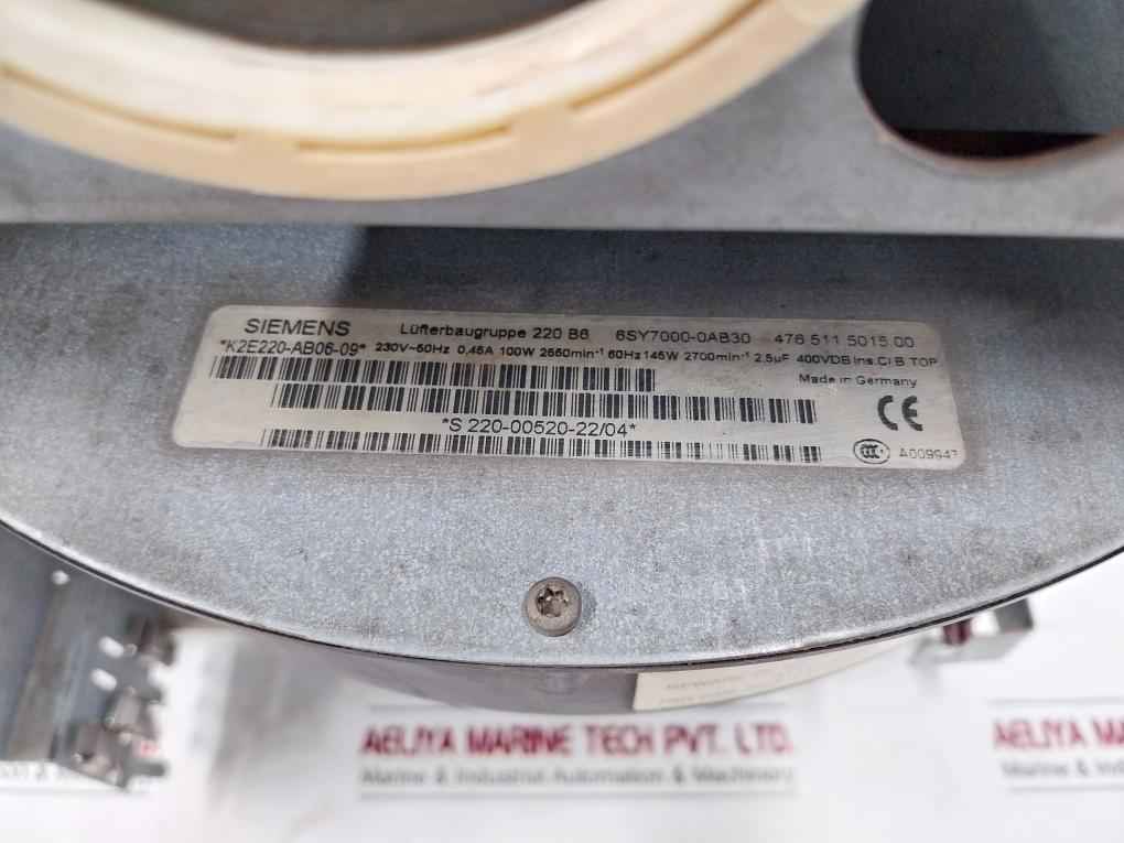 Siemens Simovert Vc 6Se7031-8Tf60-z Masterdrive Vector Control Inverter Unit