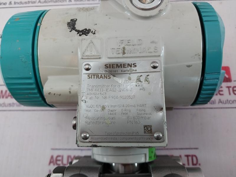 Siemens Sitrans P 7Mf4433-1Ea02-2Nc6-z Differential Pressure Transmitter