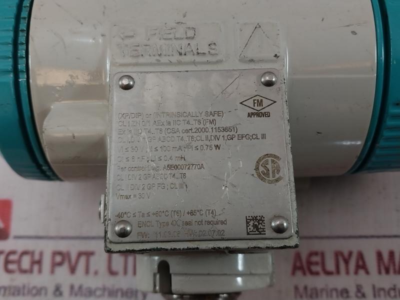 Siemens Sitrans P Ds Iii 7Mf4233-1Ha00-1Ab7-z Pressure Transmitter.