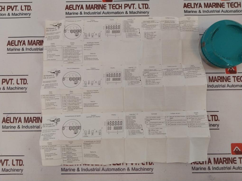 Siemens 7mf4035-1da10-2ac6-z Sitrans P Ds Iii Pressure Transmitter Ip66