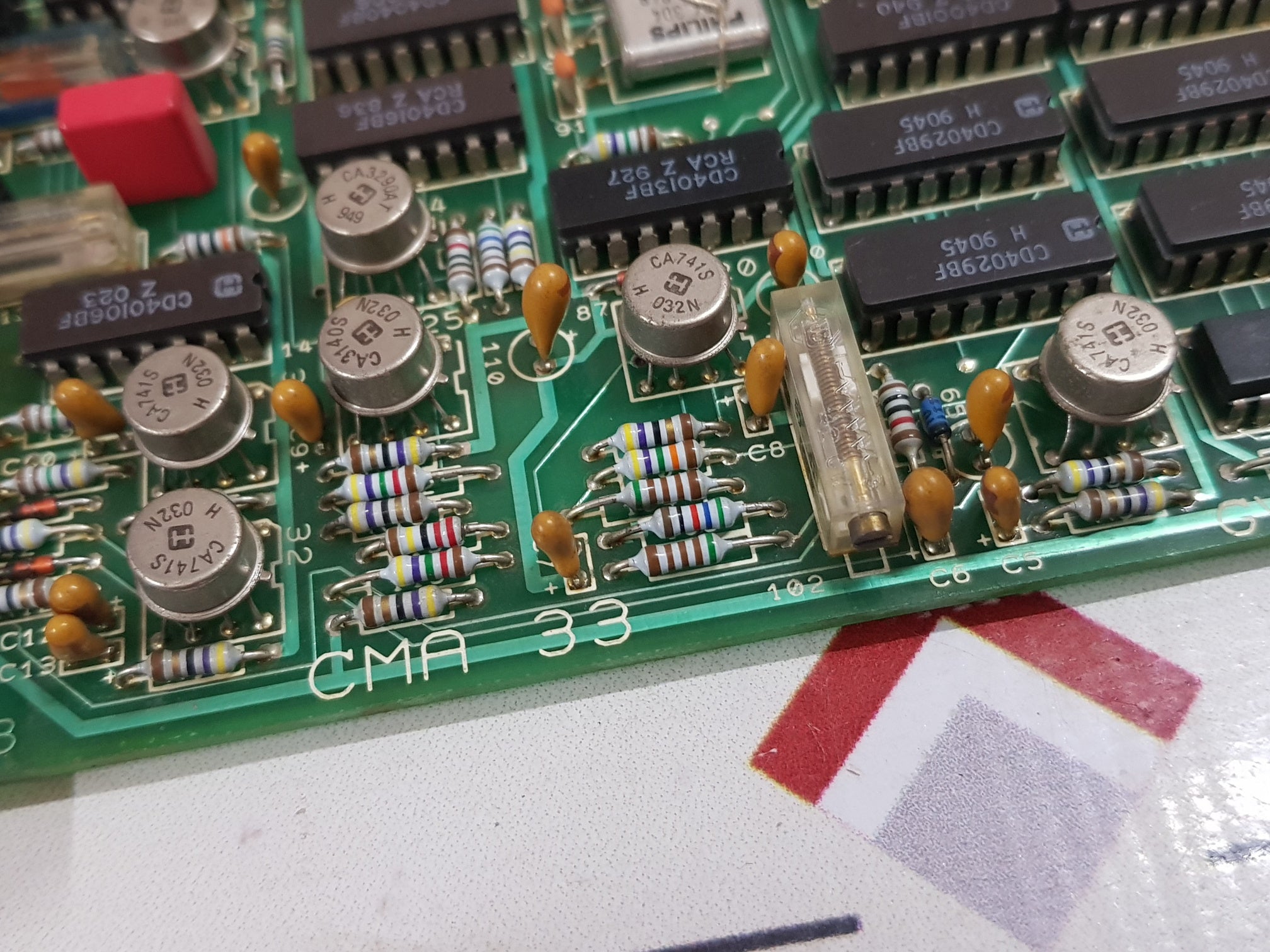 Siemens Synpol 19 Cma 33 Pcb Card Gvt 360 5796