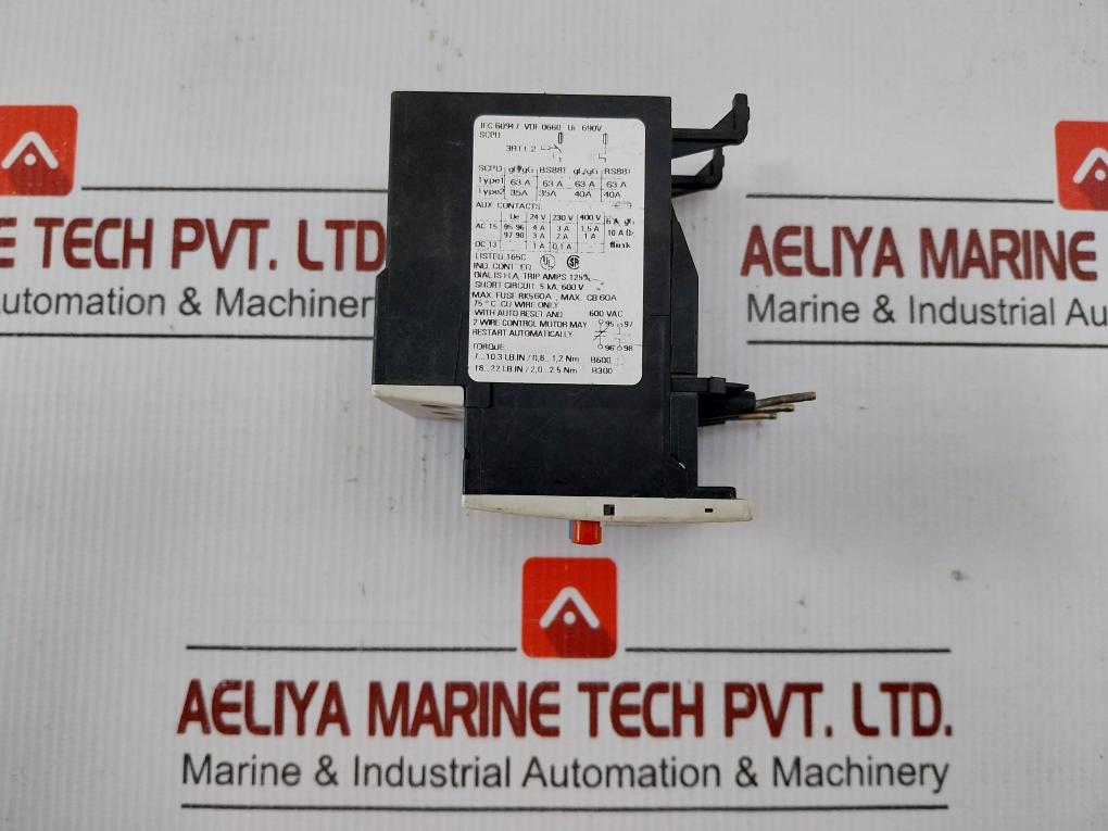 Siemens Thermal Overload Relay 3Ru1126-4Ab0 690V