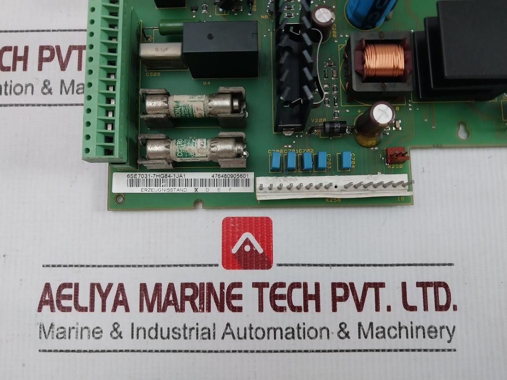 Siemens 6Se7031-7Hg84-1Ja1 Simovert Master Drive Power Supply Module 476480.0056.01