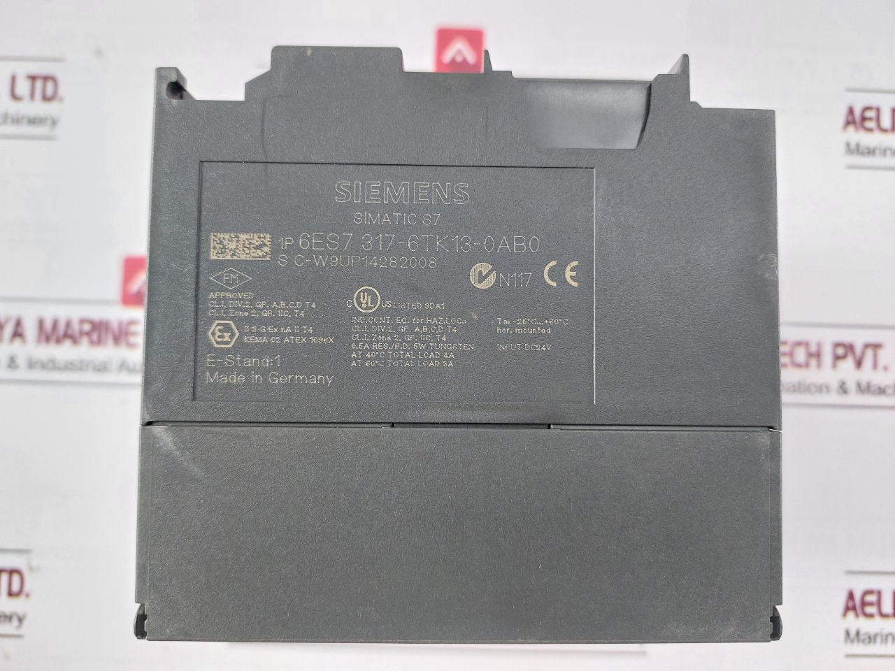 Siemens Simatic S7-300 6Es7 317-6Tk13-0Ab0 Plc Central Processing Unit Dc24V