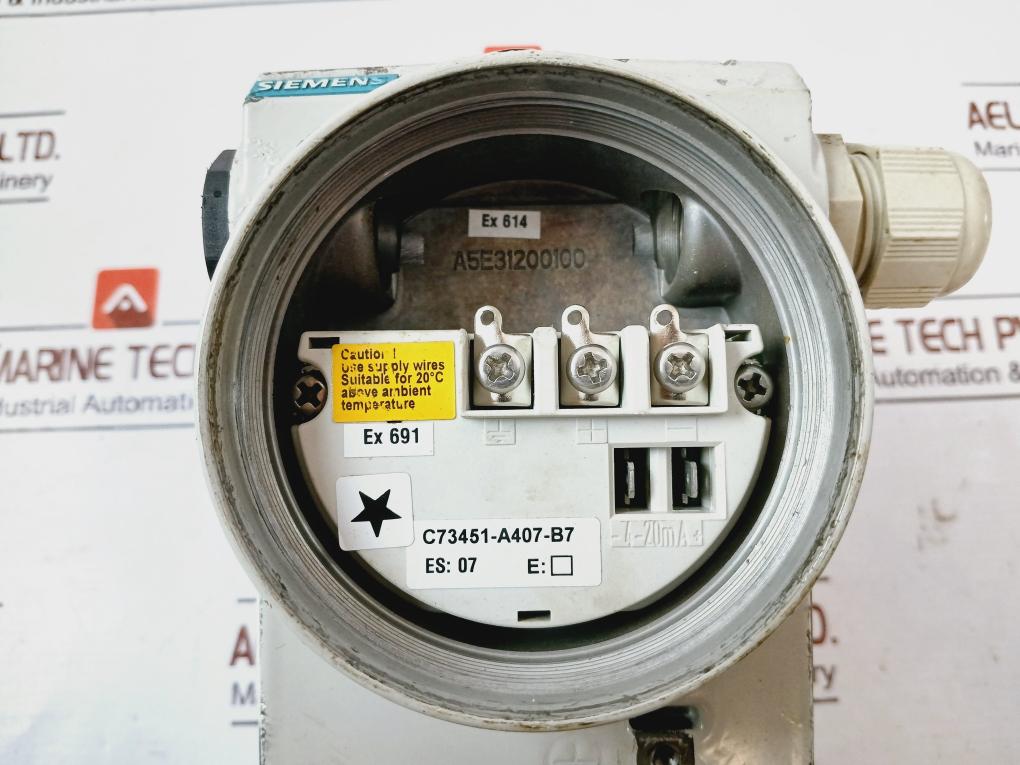Siemens Sitrans P Ds Iii 7Mf4433-1Da02-1Ad7-z Differential Pressure Transmitter