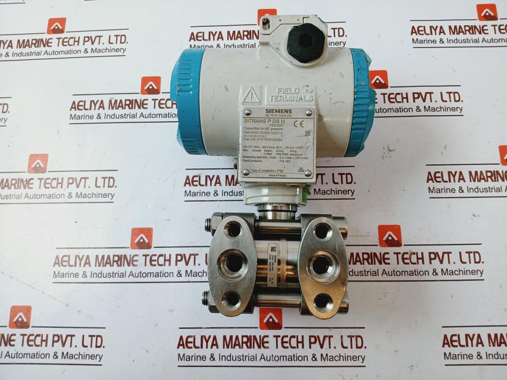 Siemens Sitrans P Ds Iii 7Mf4433-1Da02-1Ad7-z Differential Pressure Transmitter