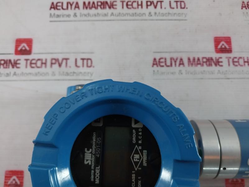 Sierra Monitor 4501-05 Type 4X Toxic Gas Detector 0-100 Ppm H2S