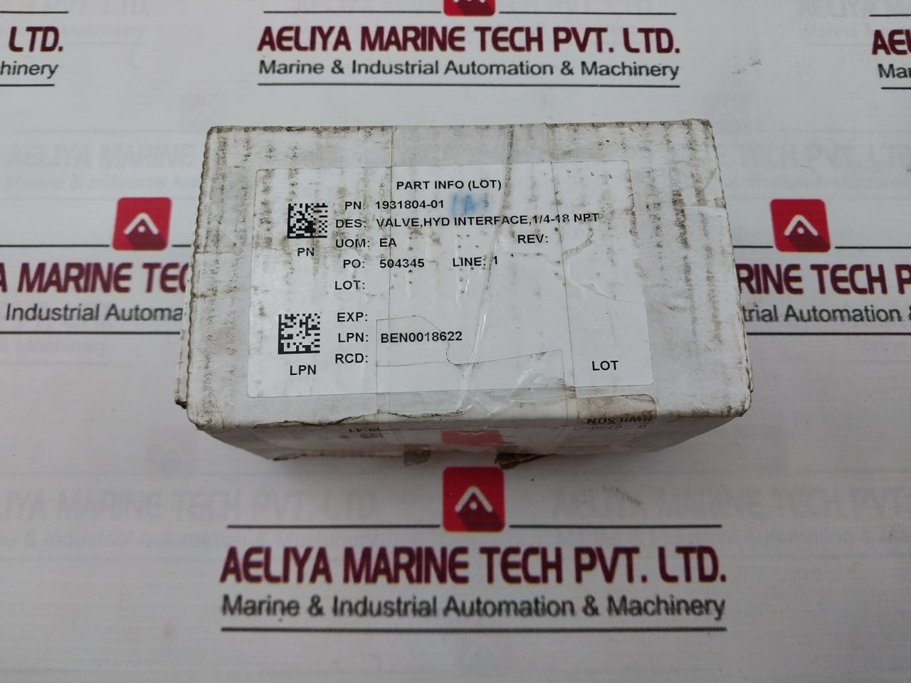 Sigma Hlr 7950A Hydraulic Interface Valve A027 10000Psi D0920 Hlr-7950A