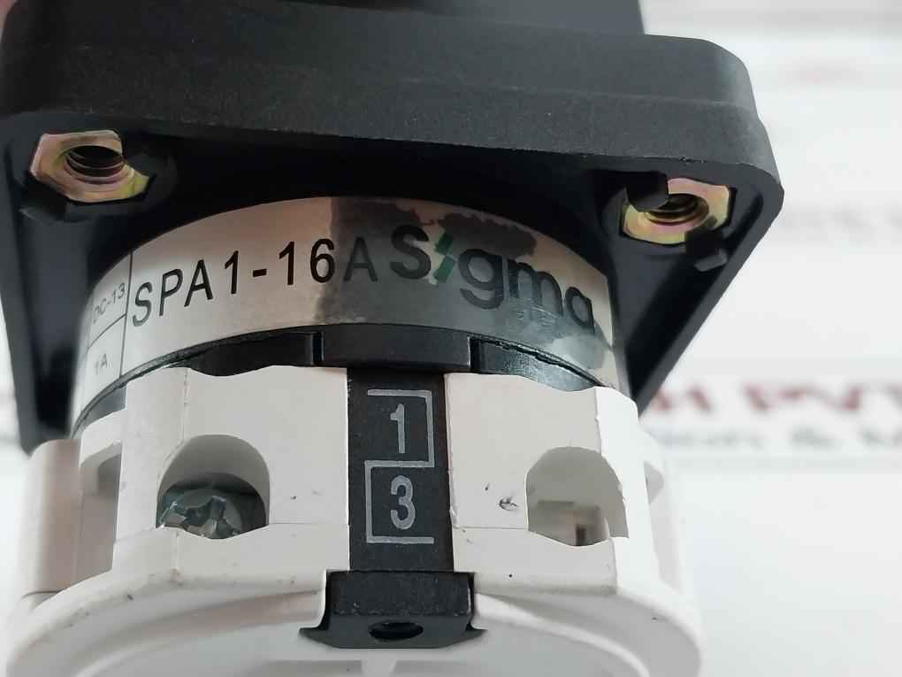 Sigma Spa1-16A Rotary Cam Switch 16A 690V