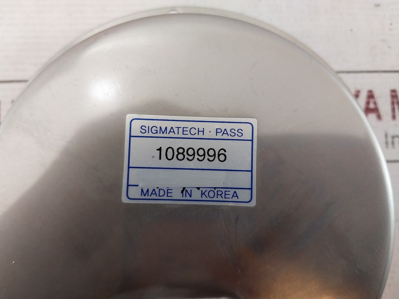 Sigmatech Pressure Gauge 0 To 60 Kpa 1.0