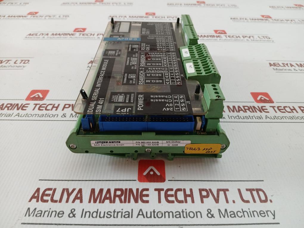 Sim 401 Dual Serial Interface Module Lyngso Marine Rev. 03