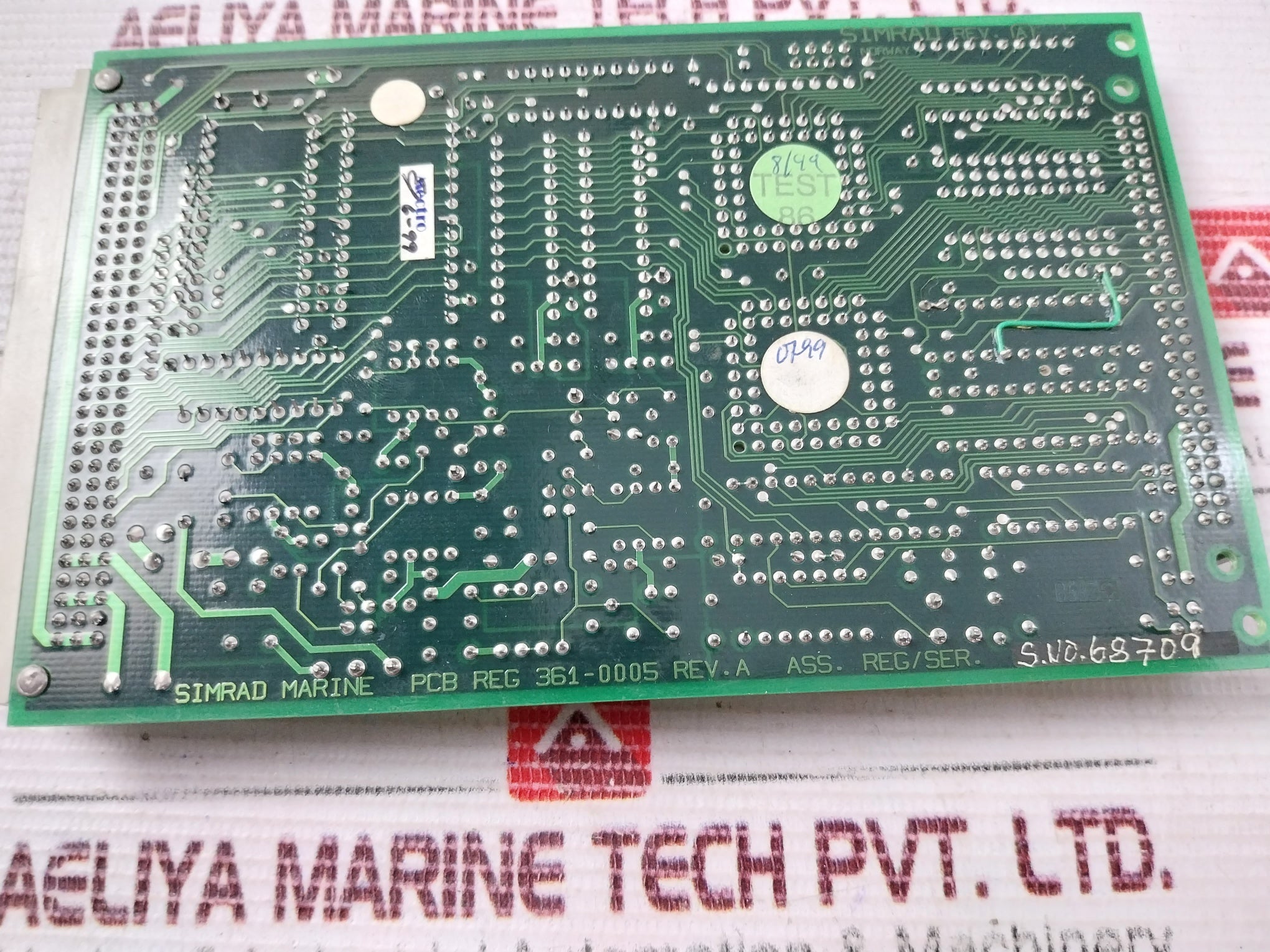 Simrad Marine 382-083755 Printed Circuit Board Rev A