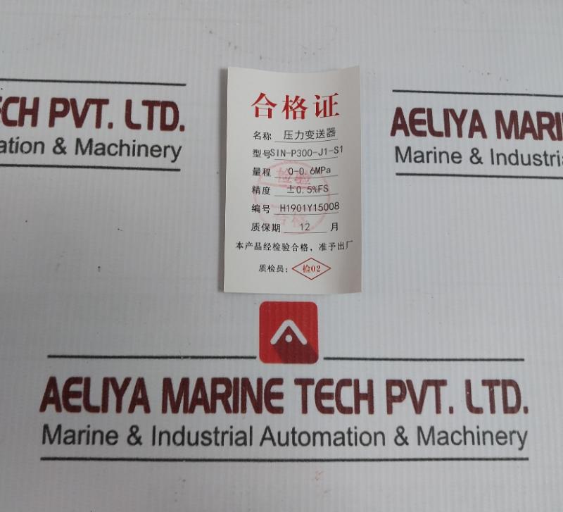 Sin-p300-j1-s1-c2-v1-g2 Pressure Transmitter Henan Xinruipu Dc.24V