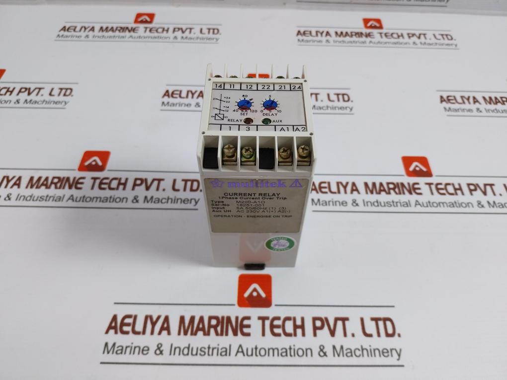 Single-Phase-Overcurrent-Relay-5A-230Vac-0-10S-50-60Hz-Multitek-M200-A1O-210320-2