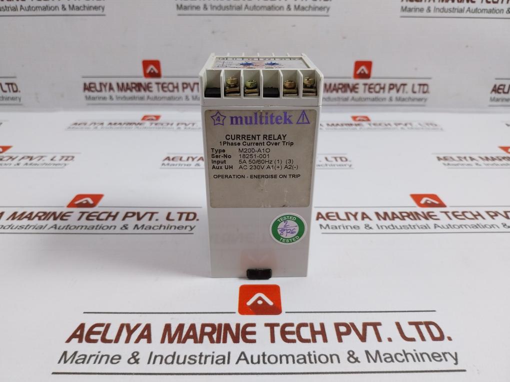 Single-Phase-Overcurrent-Relay-5A-230Vac-0-10S-50-60Hz-Multitek-M200-A1O-210320-3