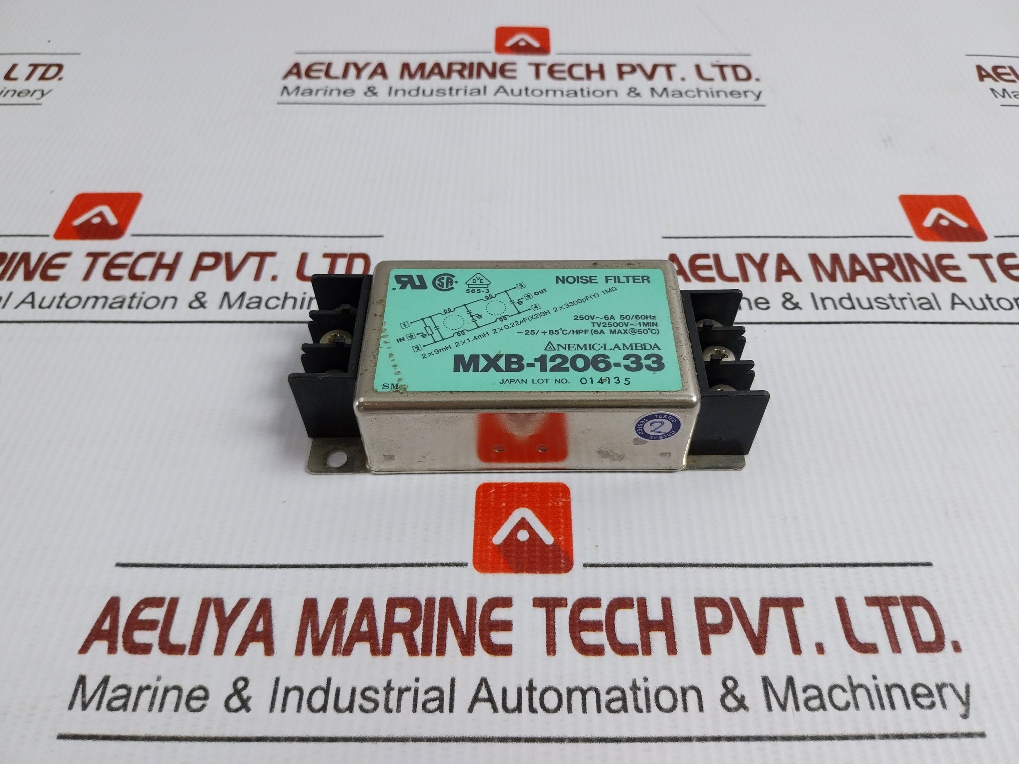 Single-Phase-Power-Line-Noise-Filter-250v-6a-50-60hz-Nemic-Lambda-Mxb-1206-33-1