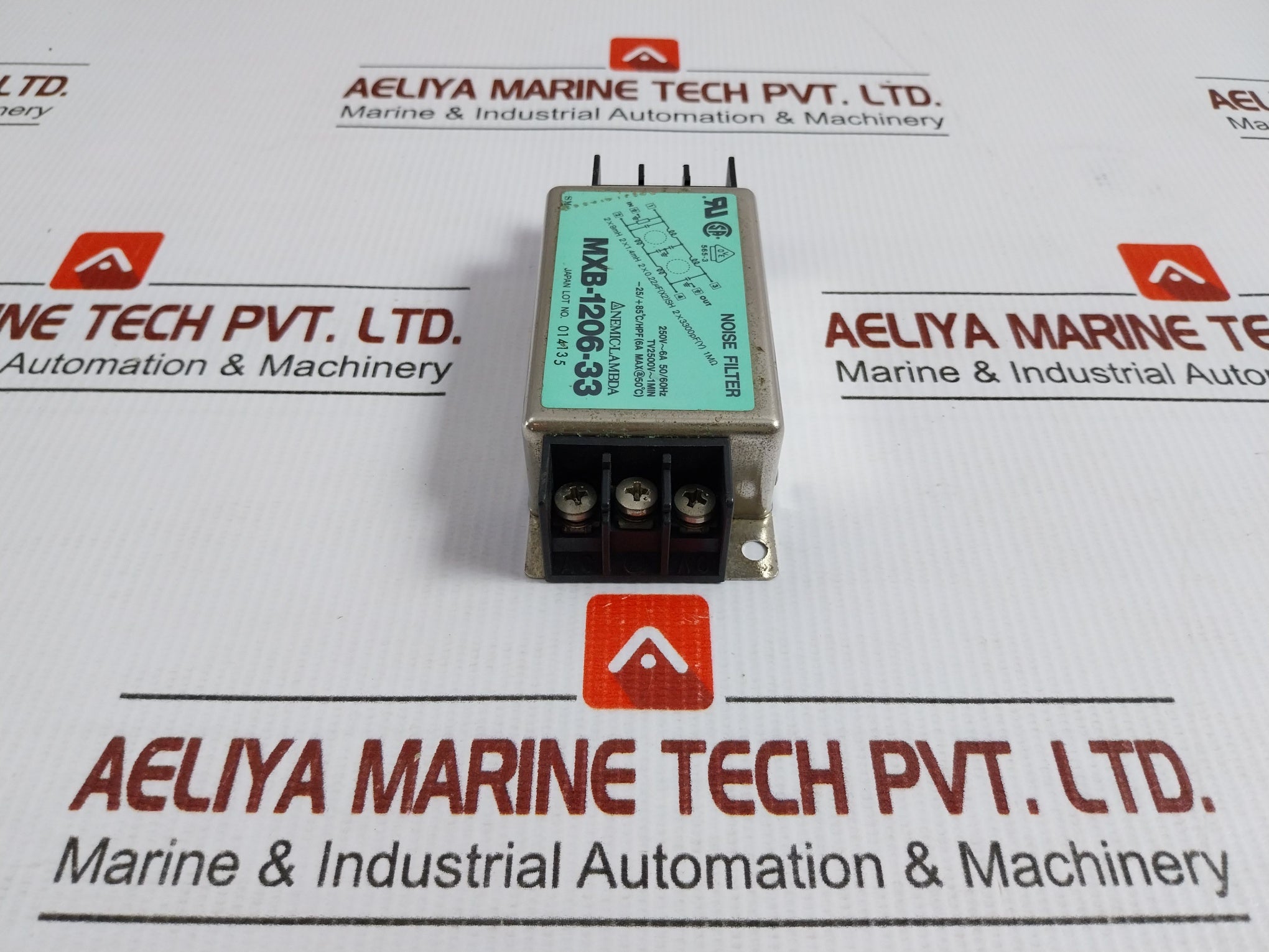 Single-Phase-Power-Line-Noise-Filter-250v-6a-50-60hz-Nemic-Lambda-Mxb-1206-33-3