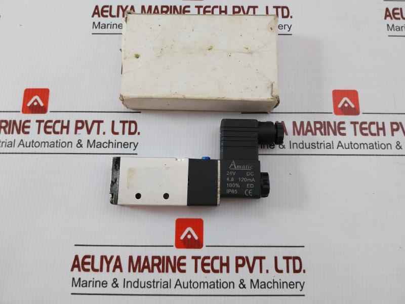Single Solenoid Valve V4-08 Aeroflex 24V Dc Ip65