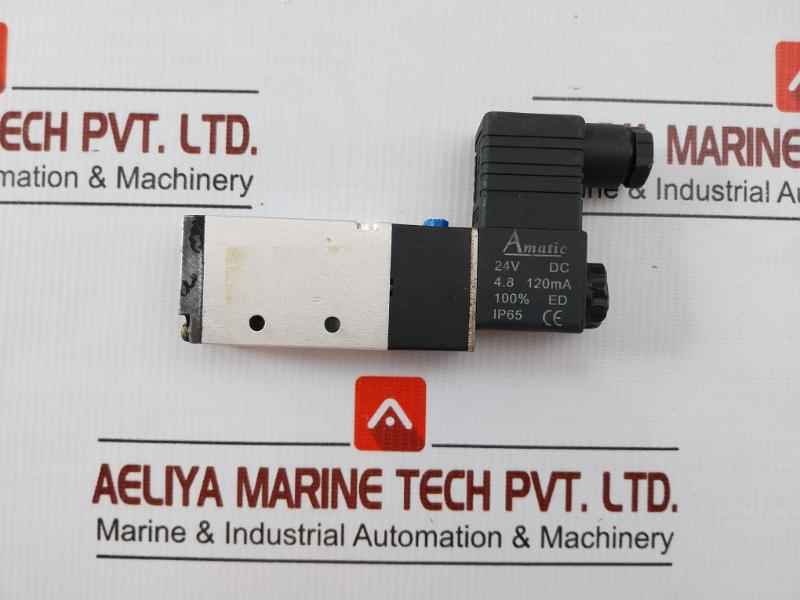 Single Solenoid Valve V4-08 Aeroflex 24V Dc Ip65