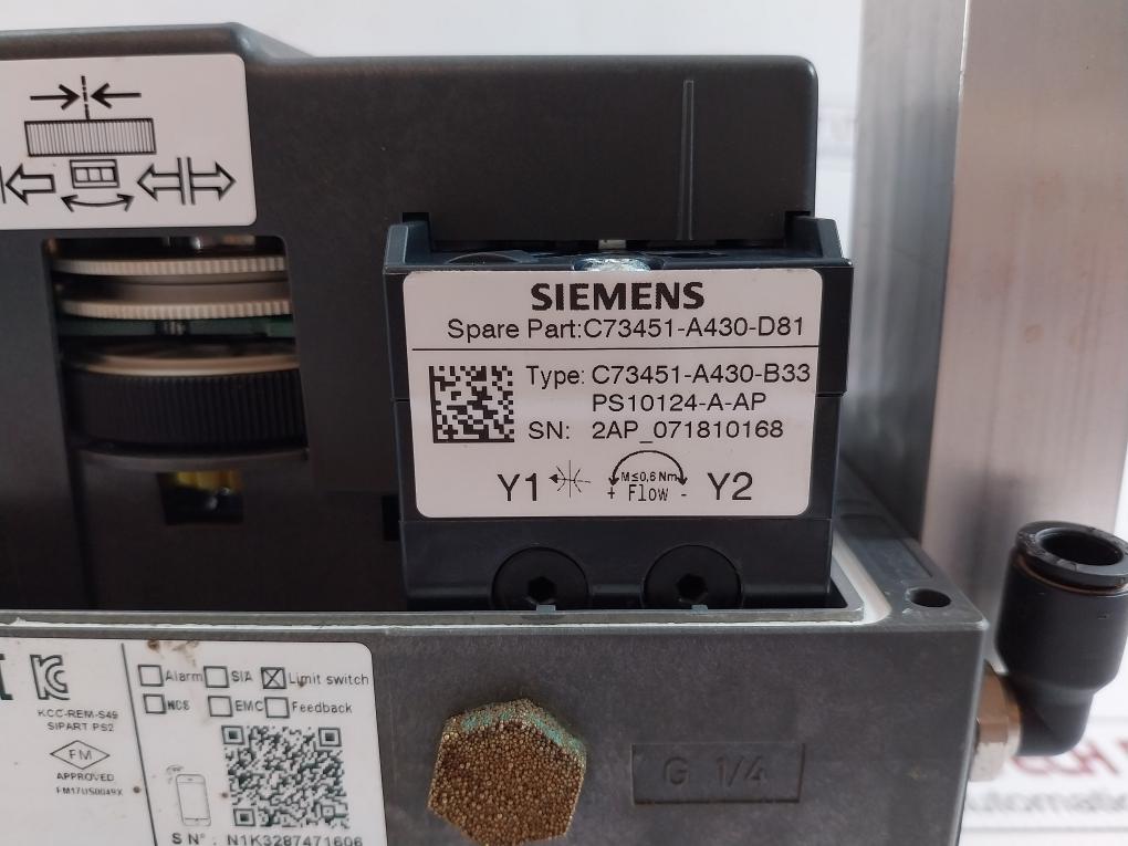Sipart Ps2 I/P Positioner 6Dr5020-0Ng30-0Ab0 Siemens