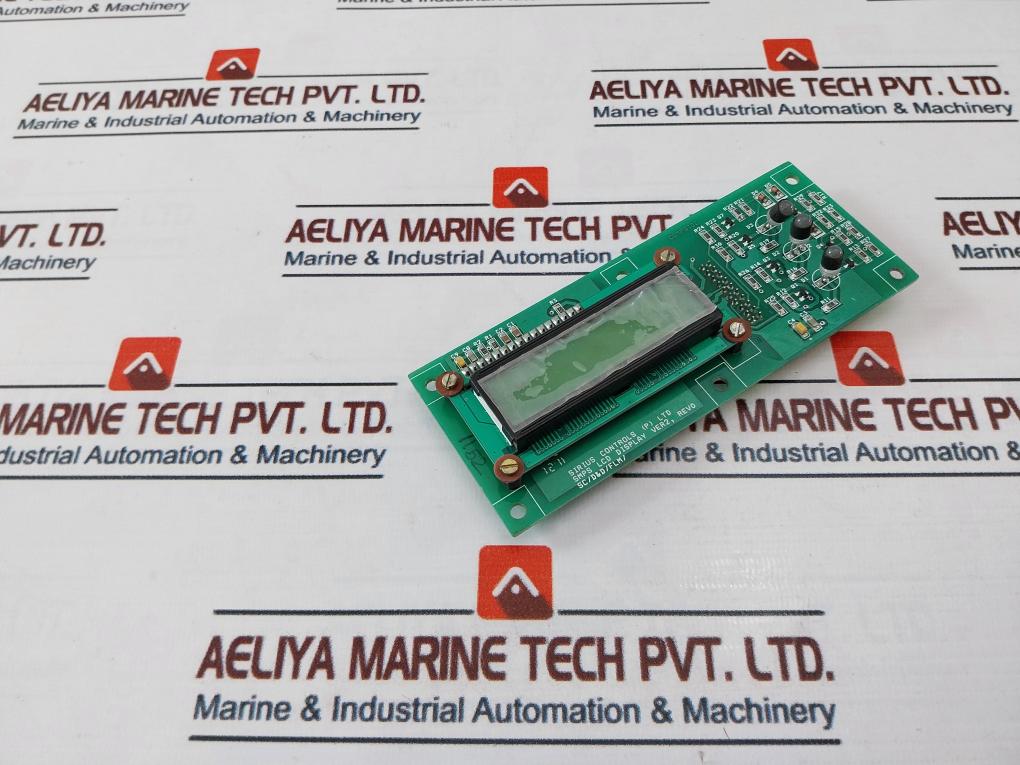 Sirius Controls SMPS LCD Display Board VER2, REV0 SC/D&D/FLM