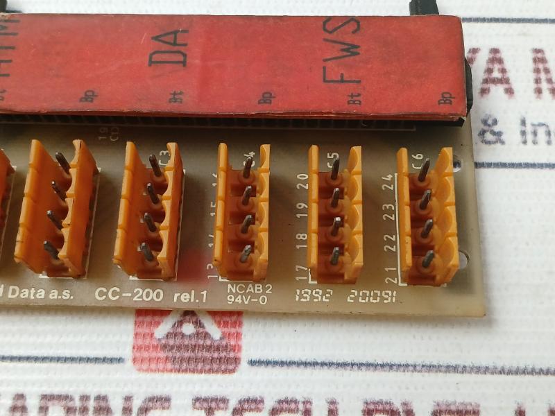 Skarpenord Data Cc-200 Printed Circuit Board Ncab2 94V-0 Used