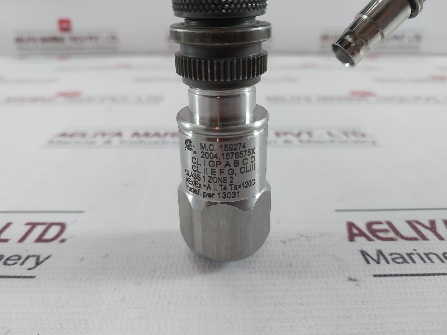 Skf Cmss786A-d2 Vibration Sensor With Cable Rev.R 3M Mil-c-17 Ojud5