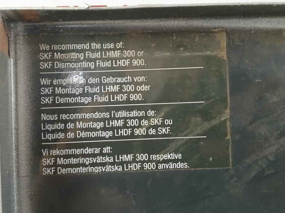 Skf Tmjl 50 Hydraulic Pump With Wika Gauge 50Mpa 7250 Psi Set