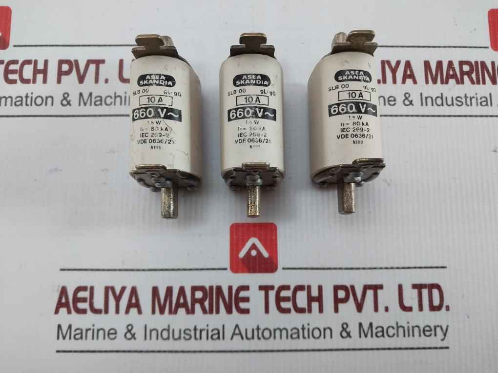 Slb 00 Gl-gg High Rupturing Capacity Fuse 600V Asea Skandia