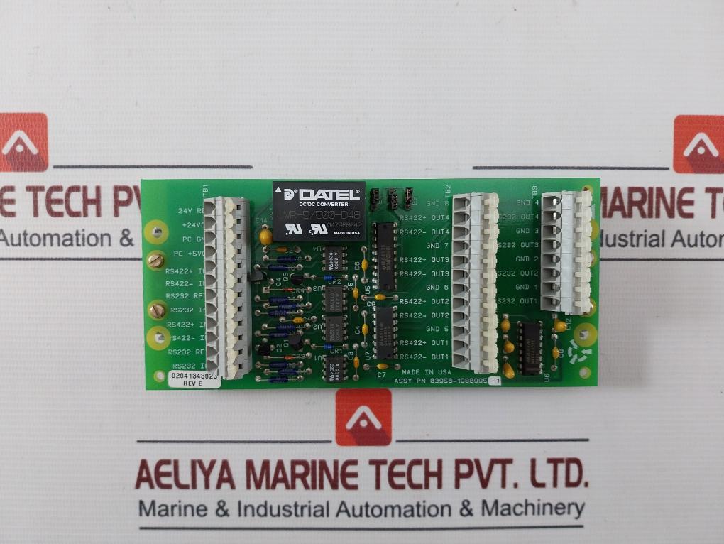 Sm-electrics 03956-1980995-1 Pcb Assembly Board Aw Rev B