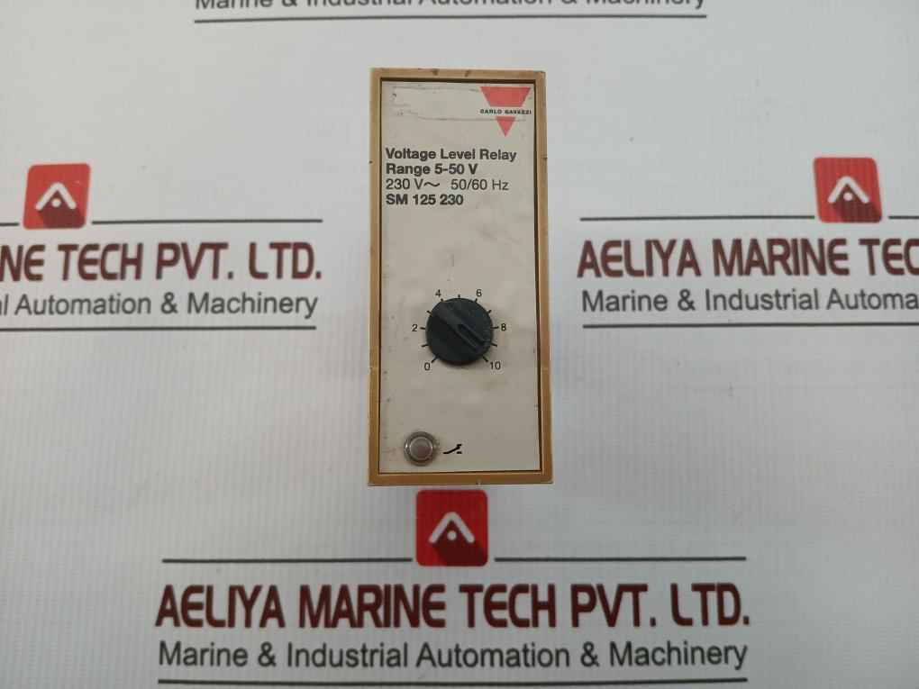 Sm 125 230 Carlo Gavazzi 0-10,230V-50/60Hz Voltage Level Relay