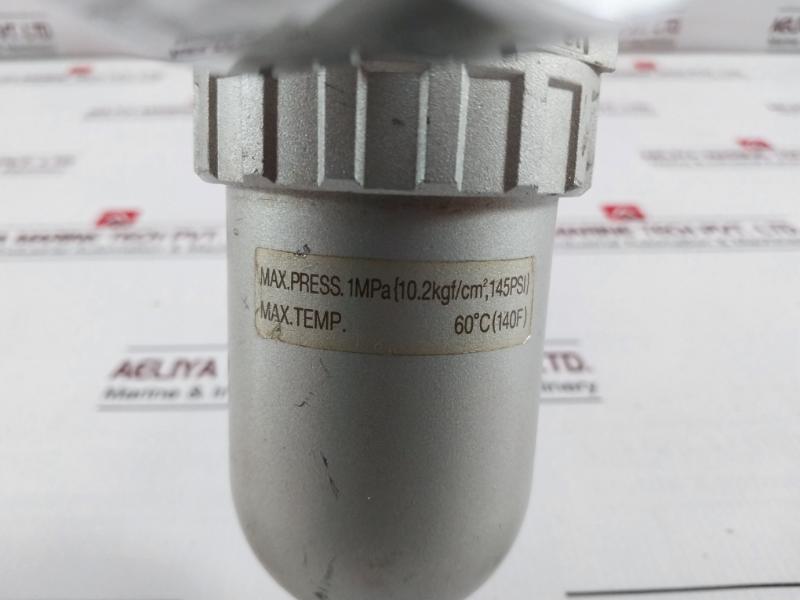 Smc Aw211-02B-2 Filter Regulator 0.05-0.83Mpa 0 To 6 Kgf/Cm2 145Psi 60C
