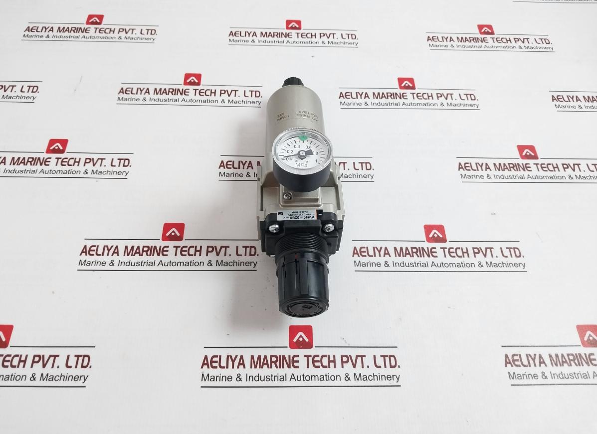 Smc Aw40-02Bg-2 Filter Regulator W/ Pressure Gauge G46-10-02 0.05-0.85Mpa